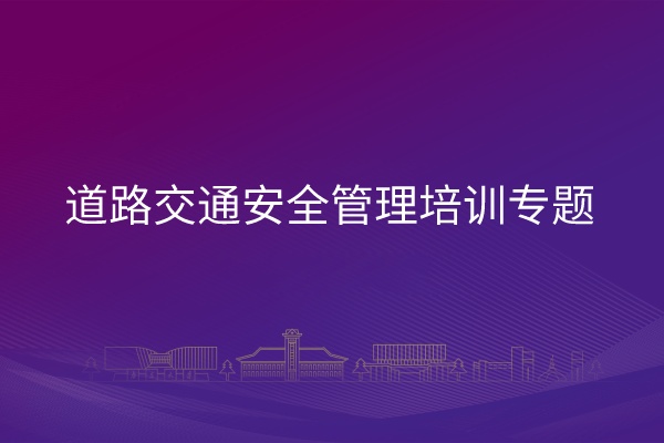 道路交通安全管理培训专题